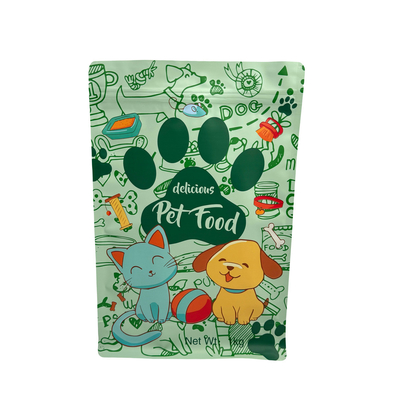 ซื้อ สินค้าที่กําหนดเอง อาหารยั่งยืน 1.0 กิโลกรัม ซีปล็อคที่สามารถถอดได้ ยืนขึ้นสี่เหลี่ยม กระเป๋าด้านล่างสําหรับการบรรจุอาหารสุนัขแมวสัตว์เลี้ยง online manufacture