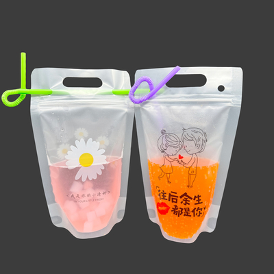 ซื้อ 17 oz ซีปเปอร์ซับซมูธี้ สูท ยืนขึ้น ถุงดื่มที่มีรูแขวน online manufacture