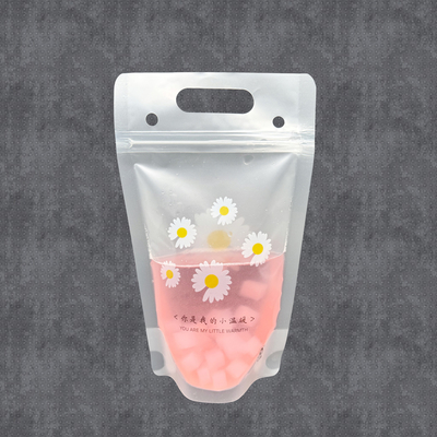 ซื้อ ดอกไม้ไดซี่ ดีไซน์ ยืนขึ้น ถุงน้ําผึ้ง ซิปเปอร์ กระเป๋าสะพายน้ําผึ้ง สําหรับผู้ใหญ่ เครื่องดื่มร้อนและเย็น online manufacture