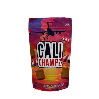 ซื้อ 28 กรัม ทนต่อเด็ก Mylar ยืนขึ้นกระเป๋าด้วยเด็ก ยืนยันซิปสําหรับอาหารว่าง แคนดี้ยําและสมุนไพรบรรจุ online manufacture