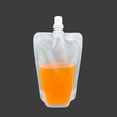 ซื้อ พลาสติกแมทโปร่ง ยืนขึ้น BPA ฟรี กระเป๋าสะพายกระเป๋าสําหรับกาแฟน้ํานม online manufacture