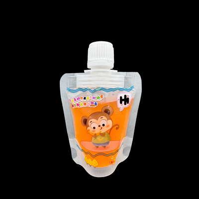 ซื้อ BPA ฟรี สามารถนําไปใช้ได้อีกครั้ง Matte Clear Custom Printed Spout Bags / Eco Friendly Spout Bags online manufacture