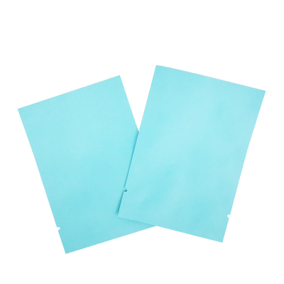ซื้อ 7 ซม x 10 ซม สีแมท สีน้ําเงินอ่อน 3 ด้าน ปิดแผ่นแผ่นอัลลูมิเนียม กระเป๋า Mylar สําหรับใบชา, อาหารว่าง, สินค้าเสริม online manufacture