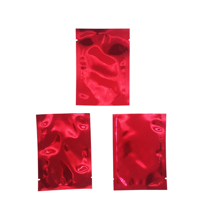 ซื้อ 7x10 ซม. สีแดงกระจ่างโลหะ Mylar อลูมิเนียมโฟลย เปิดด้านบนถุงปิดสําหรับอาหาร, ใบชา, อุปกรณ์เสริม online manufacture