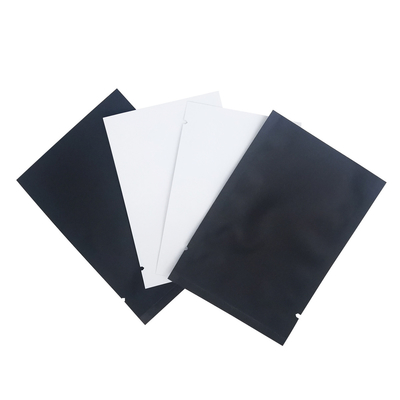 ซื้อ สี แมท ดํา ขาว Mylar โฟล ย์ วัคูม ปิดได้ด้วยความร้อน ปิดได้ด้วยความร้อน ถุงกระเป๋าที่มีรอยดึงสําหรับบรรจุอาหาร online manufacture