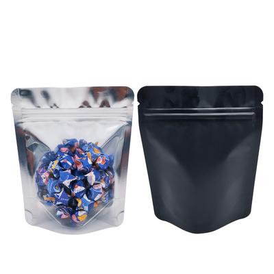 ซื้อ หน้าใส แมท ดํา หลัง 13 มิล 3.5 กรัม Mylar Ziplock ยืนขึ้นกระเป๋าสําหรับหญ้า ดอกไม้หวาน online manufacture