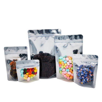 ซื้อ 10.0g 3.5g 7.0g 14g 28g 13mil หน้าใส โฟลยอลูมิเนียม แมท ดํา หลังยืนขึ้น ถุงกันกลิ่นสําหรับกัญชาด้วย Ziplock online manufacture