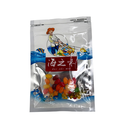 ซื้อ ข้างหนึ่งเงิน ข้างหนึ่งโปร่งใส กระเป๋า Mylar พิมพ์ตามสั่ง พร้อมหน้าต่าง Ziplock สําหรับการบรรจุอาหารทะเล online manufacture