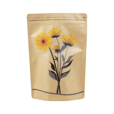ซื้อ พลาสติกอัลลูมิเนียมฟอยล์แบบกําหนดเอง ลายยืน Kraft Zip Lock กระเป๋าสําหรับอาหารแห้ง ใบชา กระป๋องกาแฟ online manufacture