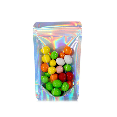 ซื้อ อาหารเกรดเลเซอร์ Holographic ยืนขึ้นกระเป๋ากระเป๋าด้วยซิปสําหรับขนมหวาน, ดอกไม้, พืชบ้า, ผัก, อาหาร, อุปกรณ์เสริมบรรจุ online manufacture