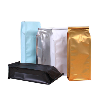 ซื้อ ทนต่อการเจาะ ถุงกาแฟด้านล่างสี่เหลี่ยมยืนขึ้น online manufacture