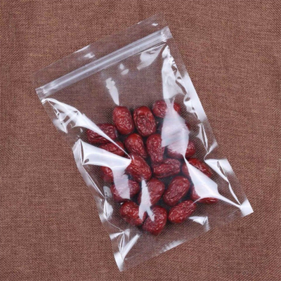 ซื้อ การปิดความร้อน สามารถปิดใหม่ได้ กระเป๋าสะพายแผ่นใสใส พร้อม Zip Lock สําหรับเครื่องประดับอาหารของหวาน online manufacture