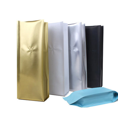 กระเป๋ากาแฟด้านข้างกันความชื้นที่สามารถใช้ได้หลายครั้ง กระเป๋าบรรจุด้วยวาล์วและปิดตะกร้าหมึก